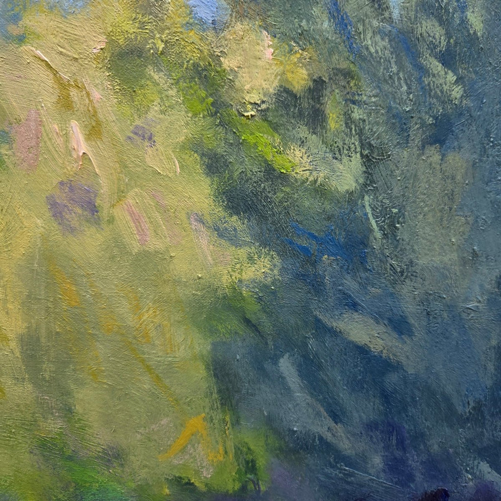Sunlit Palms | 36" h x 36" w - Liza Pruitt