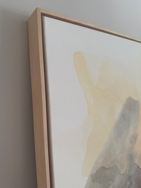 Sunrise Over Steel Blue Waters | 40" h x 30” w | Framed - Liza Pruitt