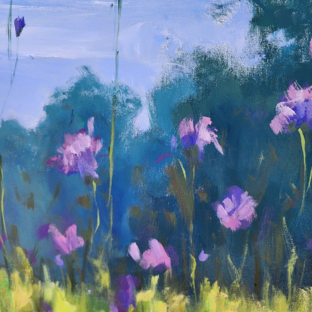 Swaying in the Breeze | 40" h x 40" w - Liza Pruitt
