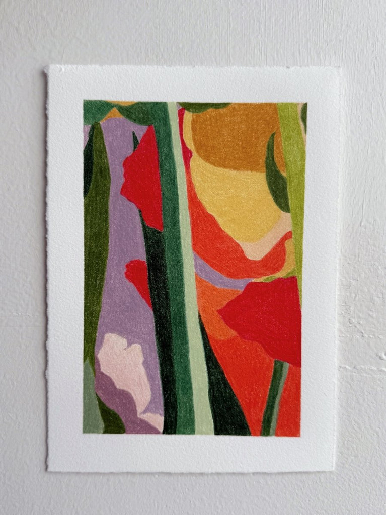 Tabletop Rainforest | 7" h x 5” w | Unframed - Liza Pruitt