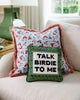 Talk Birdie To Me Needlepoint Pillow - Liza Pruitt