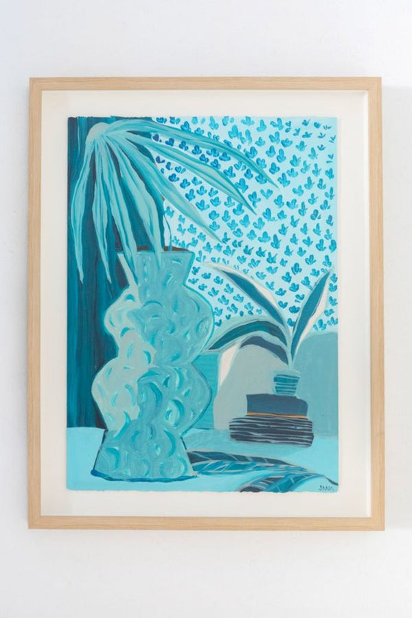 That Book I Recommended | 36.25” h x 28.5” w | Framed - Liza Pruitt