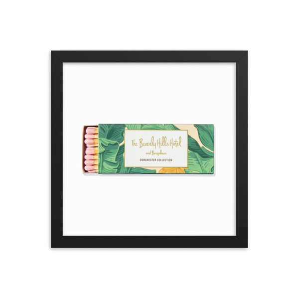 The Beverly Hills Hotel Framed Print - Liza Pruitt