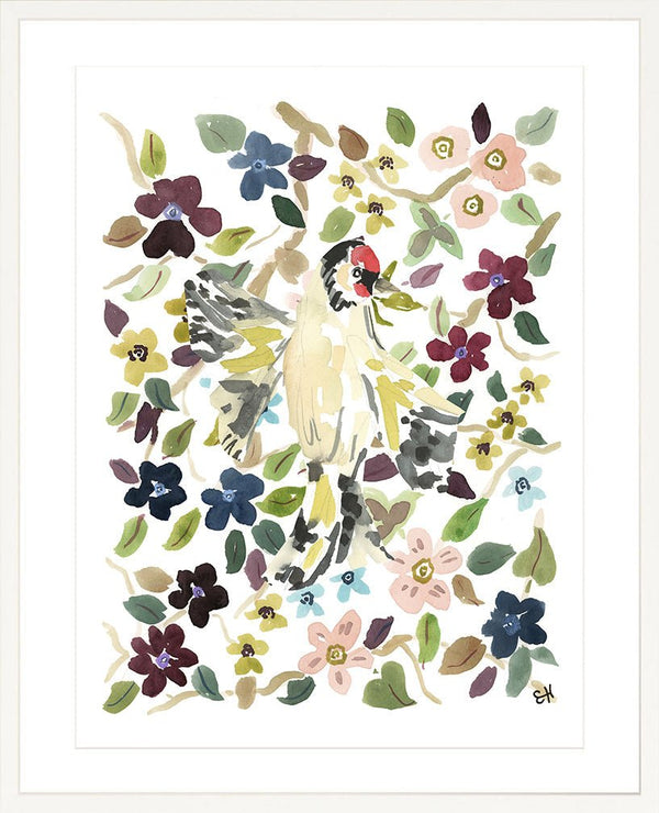 The "Bird in the Garden" Garden Party Series, Fine Art Print - Liza Pruitt