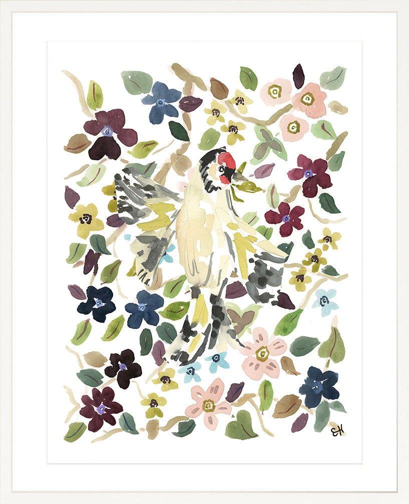 The "Bird in the Garden" Garden Party Series, Fine Art Print - Liza Pruitt