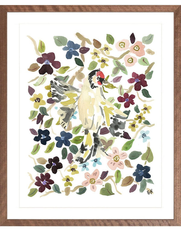 The "Bird in the Garden" Garden Party Series, Fine Art Print - Liza Pruitt