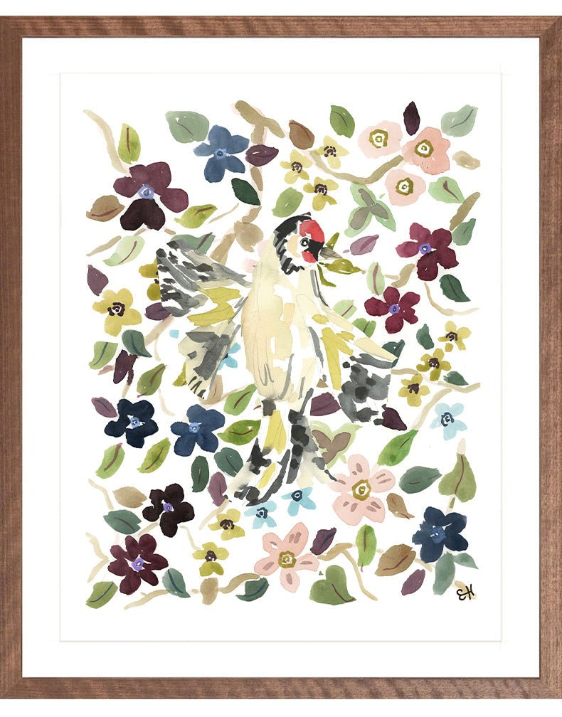 The "Bird in the Garden" Garden Party Series, Fine Art Print - Liza Pruitt