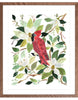 The "Bird in the Magnolias" Garden Party Series, Fine Art Print - Liza Pruitt