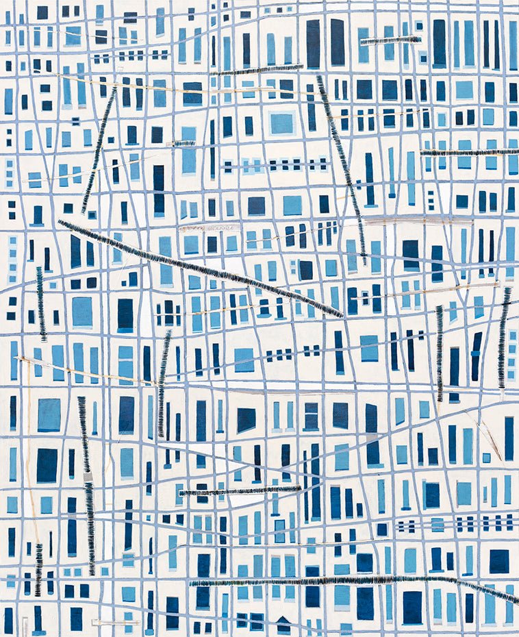 The Blue City - Open Edition Canvas Print - Liza Pruitt