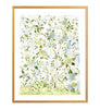 The "Blue Sky Blooms No. 2" Chinoiserie Fine Art Print - Liza Pruitt