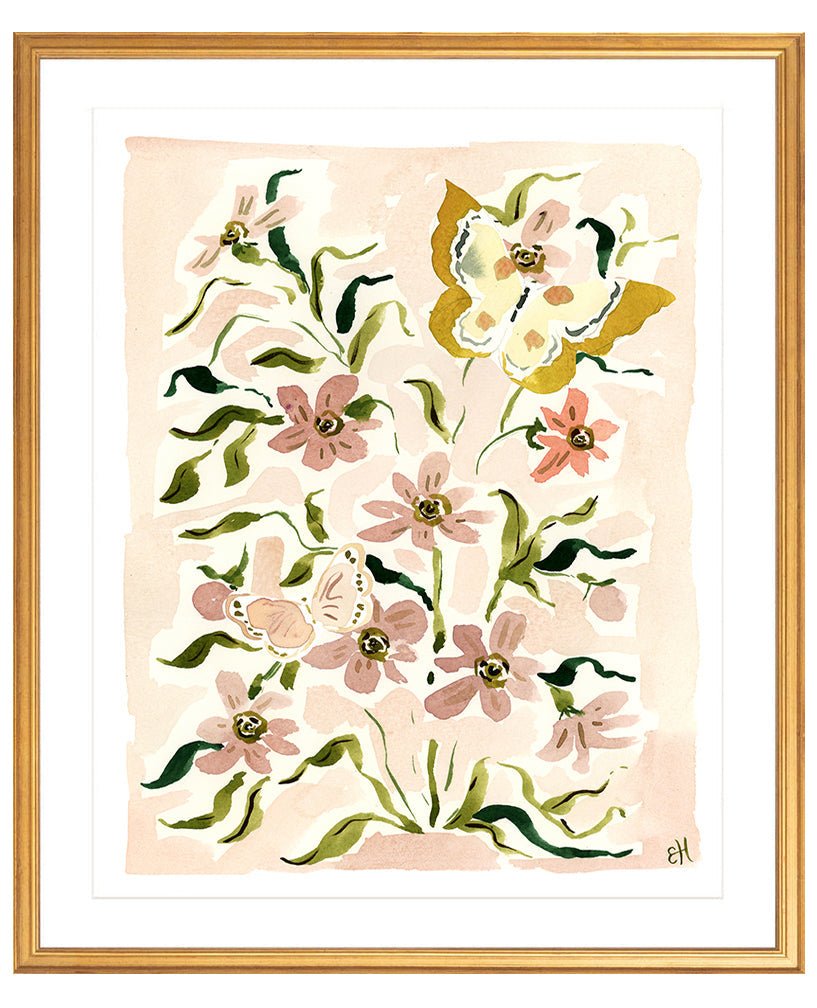 The "Botanical Blush No. 2" Garden Party Series, Fine Art Print - Liza Pruitt