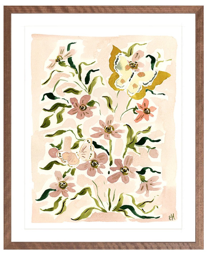 The "Botanical Blush No. 2" Garden Party Series, Fine Art Print - Liza Pruitt