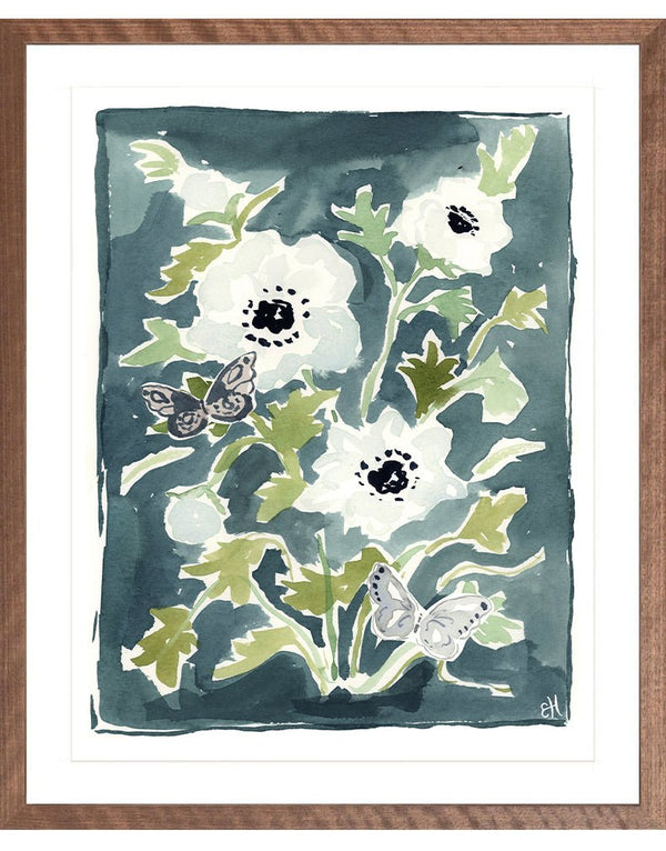 The "Botanical Indigo No. 1" Garden Party Series, Fine Art Print - Liza Pruitt