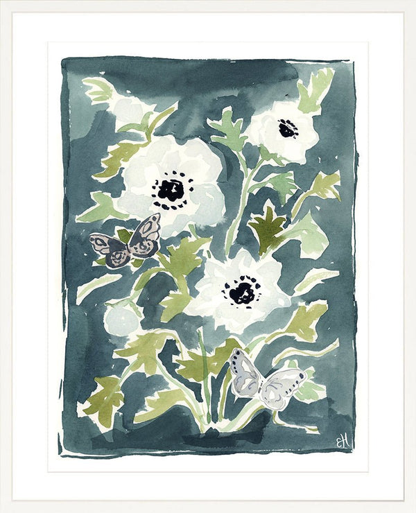 The "Botanical Indigo No. 1" Garden Party Series, Fine Art Print - Liza Pruitt