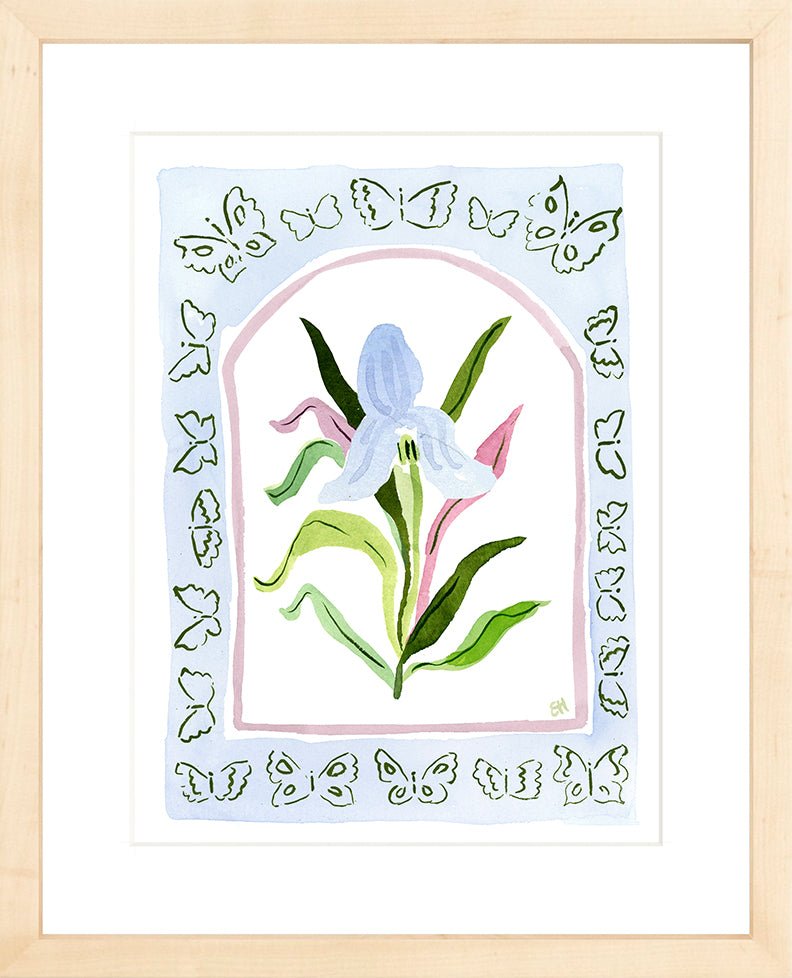 The "Botanical Rainbow Blue" Fine Art Print - Liza Pruitt