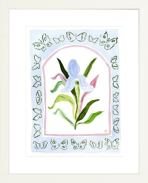 The "Botanical Rainbow Blue" Fine Art Print - Liza Pruitt