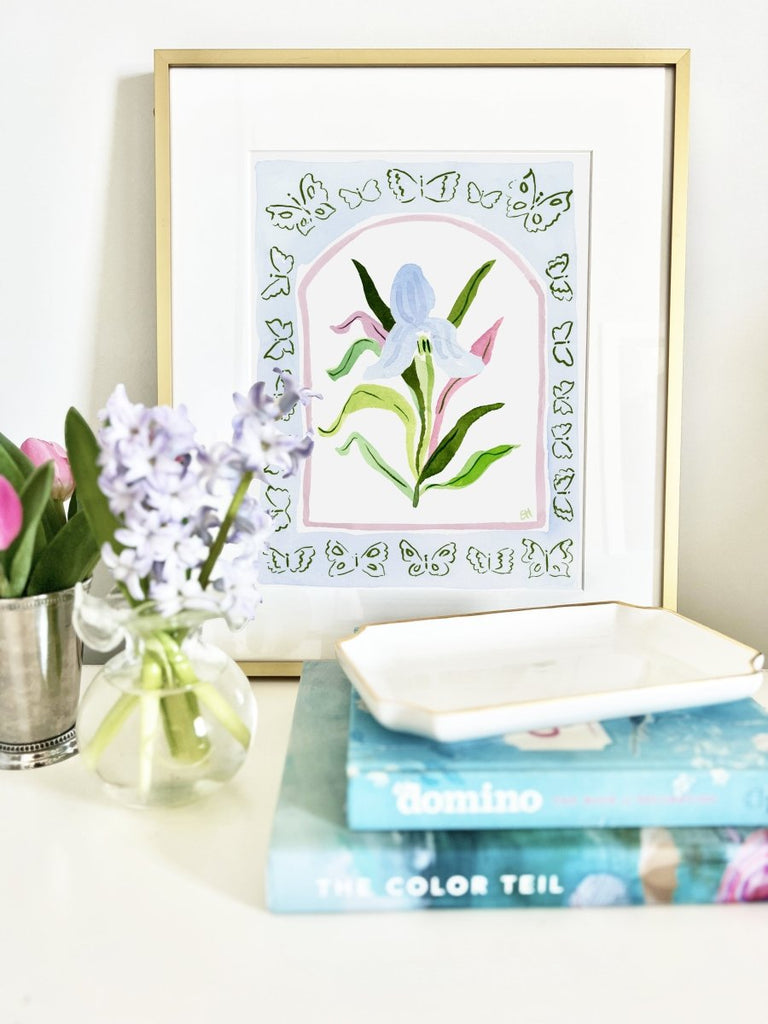 The "Botanical Rainbow Blue" Fine Art Print - Liza Pruitt