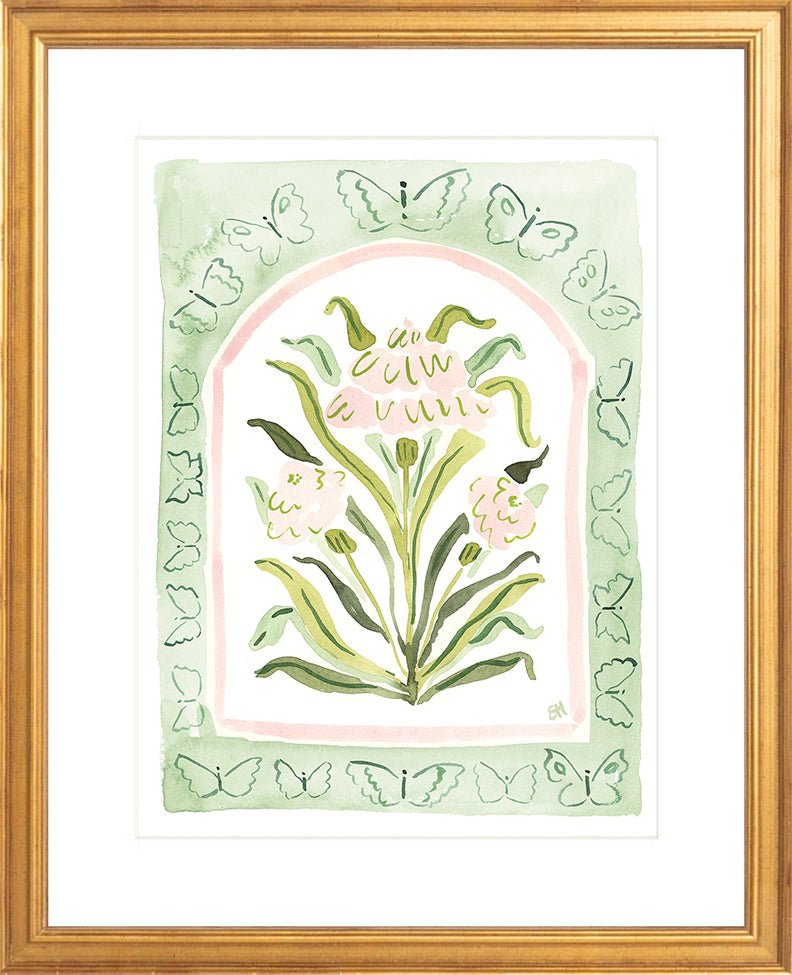 The "Botanical Rainbow Seafoam" Fine Art Print - Liza Pruitt