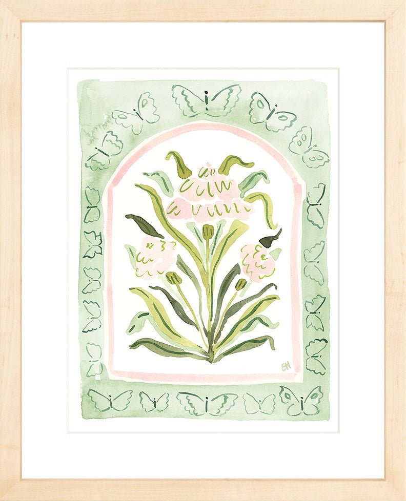 The "Botanical Rainbow Seafoam" Fine Art Print - Liza Pruitt
