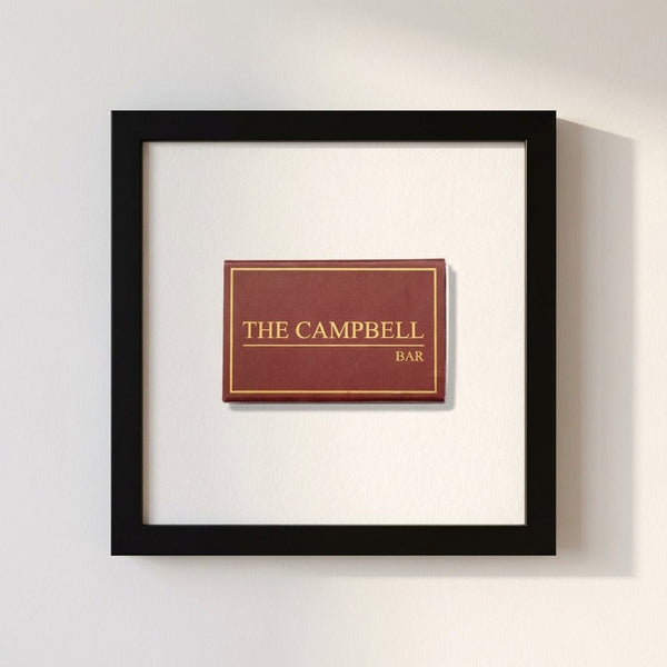 The Campbell Bar Matchbox Framed Print - Liza Pruitt