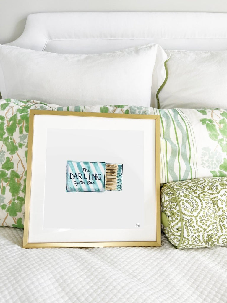 The Darling Oyster Bar Charleston Matchbox Fine Art Print - Liza Pruitt