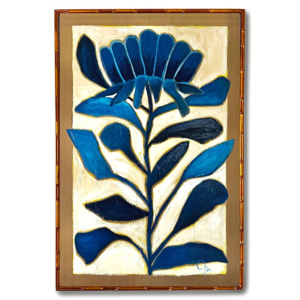 The Deep Blue Jewel No.1 | 36" x 24" | Framed - Liza Pruitt