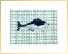 The "Deep Sea Plaids No. 2" Watercolor Fish Fine Art Print - Liza Pruitt