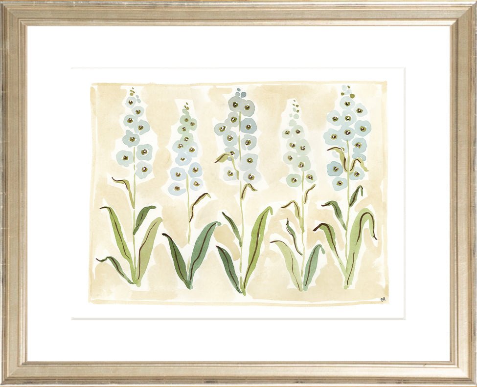 The "Delphinium" Florilegium Series, Fine Art Print - Liza Pruitt