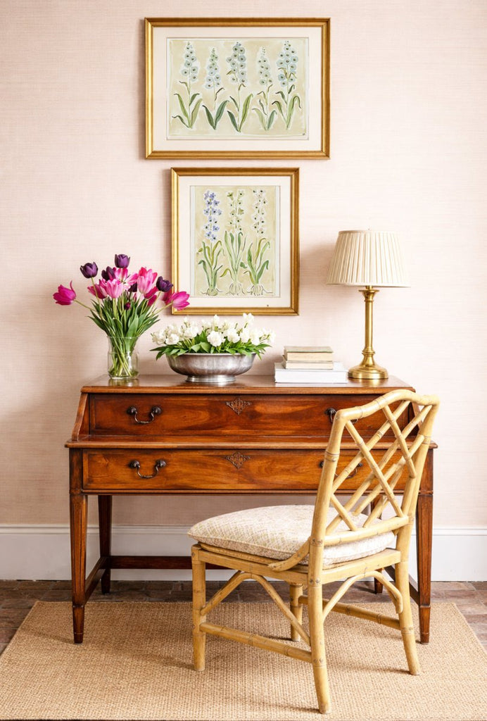 The "Delphinium" Florilegium Series, Fine Art Print - Liza Pruitt