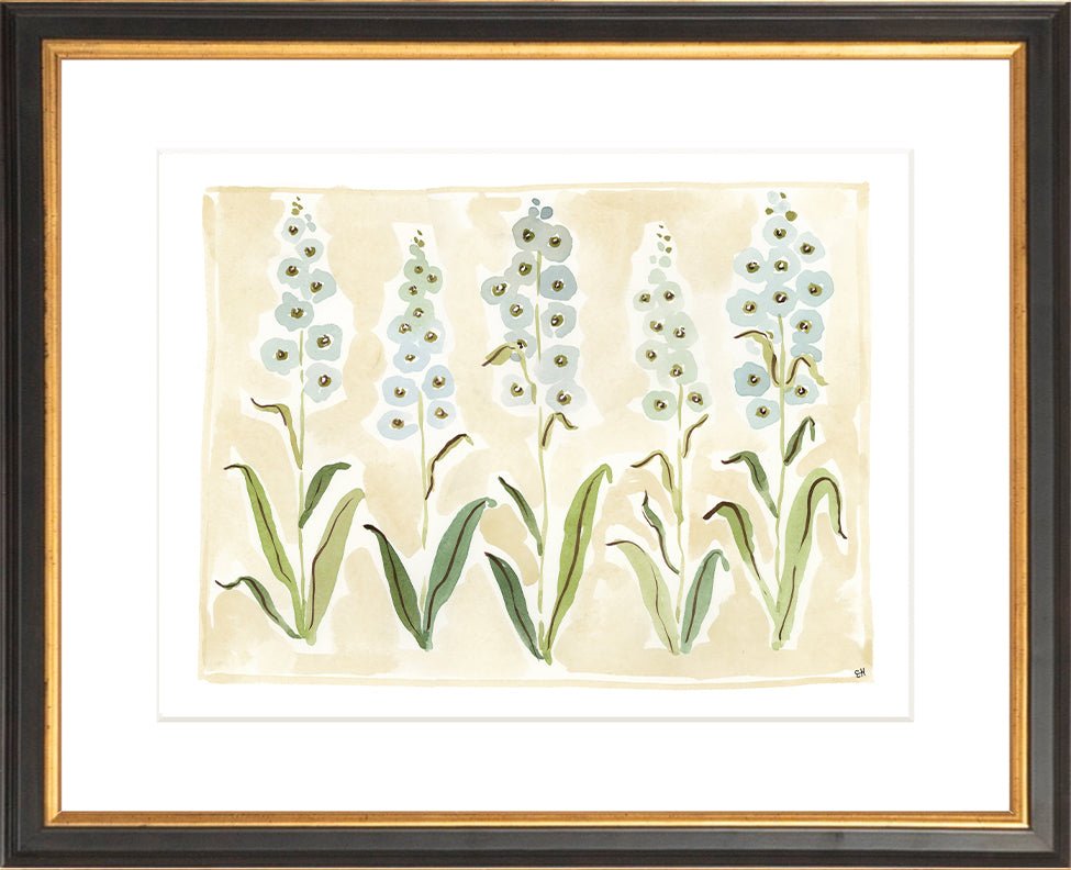 The "Delphinium" Florilegium Series, Fine Art Print - Liza Pruitt