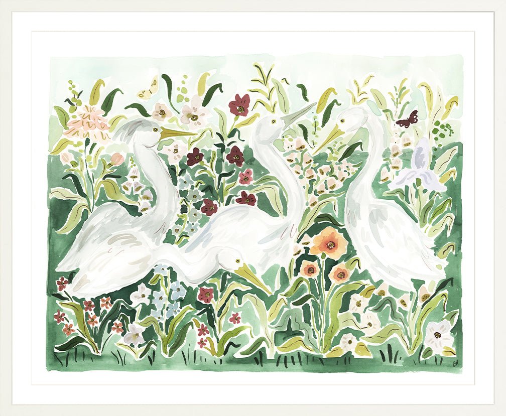 The "Emerald Herons" Fine Art Print - Liza Pruitt