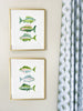 The "Fish School No. 1" Watercolor Fish Fine Art Print - Liza Pruitt