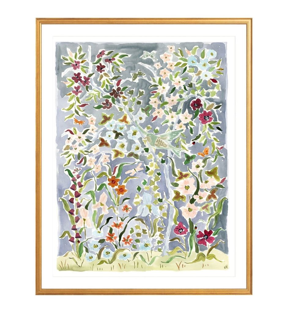 The "Garden Gala No. 1" Chinoiserie Fine Art Print - Liza Pruitt