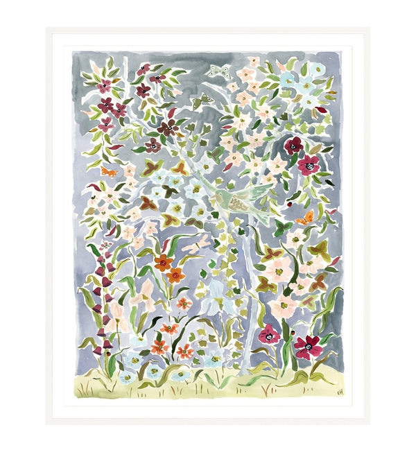 The "Garden Gala No. 1" Chinoiserie Fine Art Print - Liza Pruitt