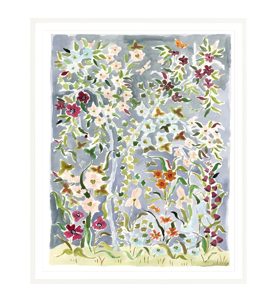 The "Garden Gala No. 2" Chinoiserie Fine Art Print - Liza Pruitt