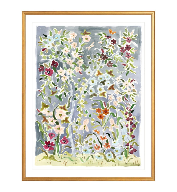The "Garden Gala No. 2" Chinoiserie Fine Art Print - Liza Pruitt