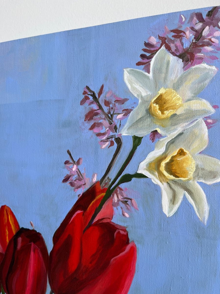 The Grape Leaf Jar | 24" h x 18" w - Liza Pruitt