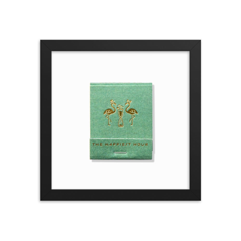 The Happiest Hour Matchbox Framed Print - Liza Pruitt