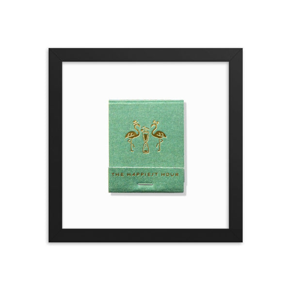 The Happiest Hour Matchbox Framed Print - Liza Pruitt