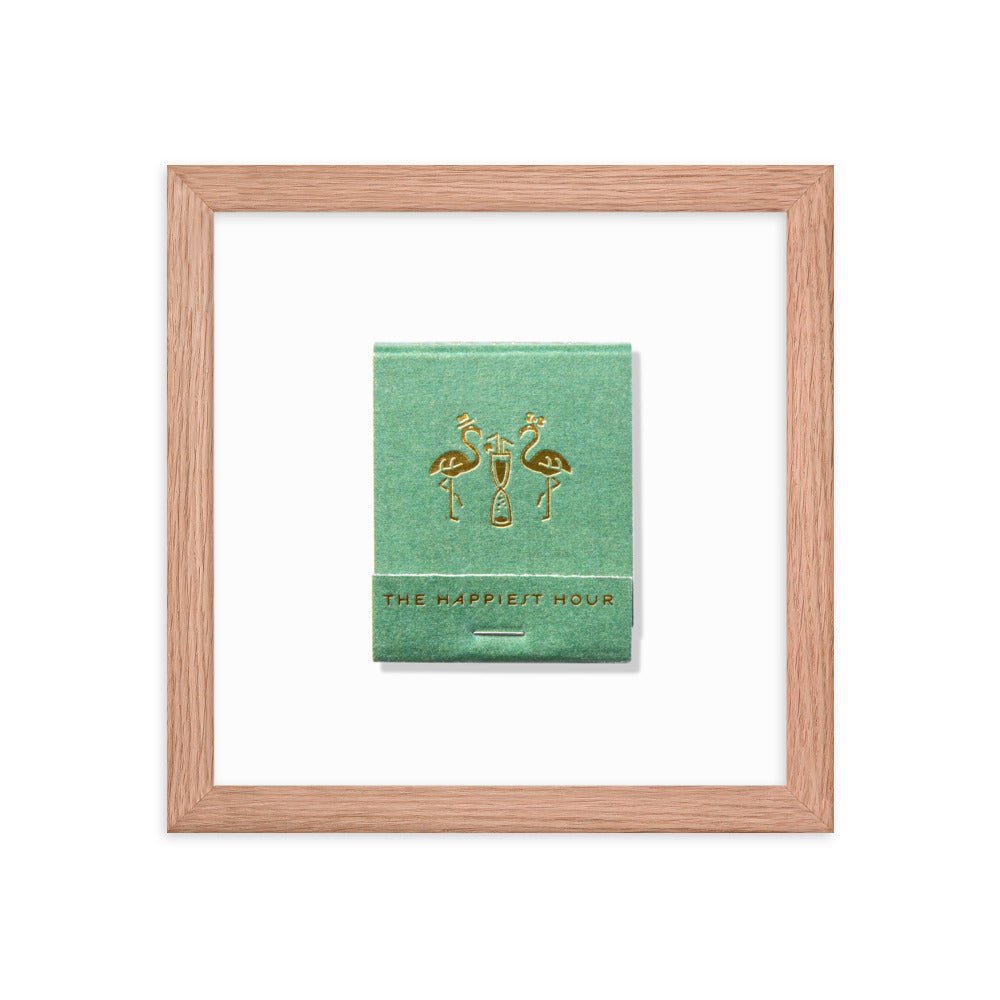 The Happiest Hour Matchbox Framed Print - Liza Pruitt