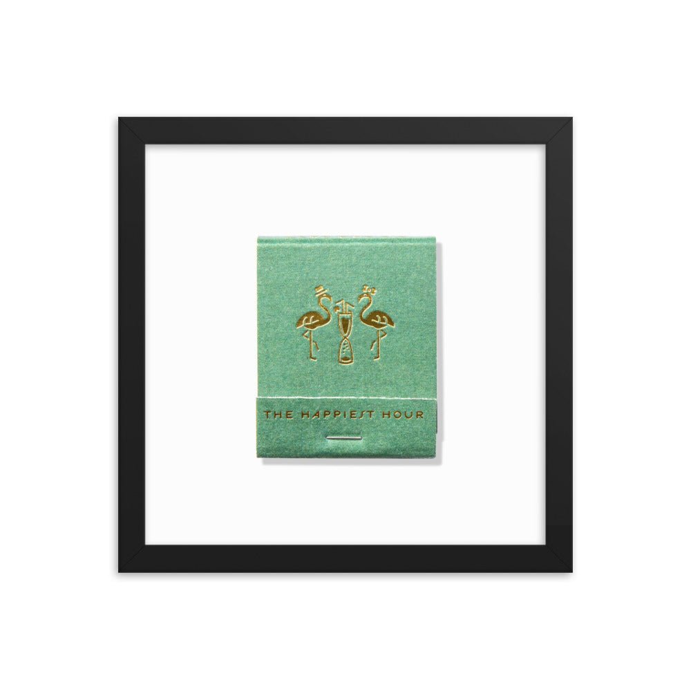 The Happiest Hour Matchbox Framed Print - Liza Pruitt