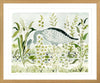The "Heron by the Waterlilies" Fine Art Print - Liza Pruitt