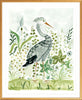 The " Heron in the Ferns" Fine Art Print - Liza Pruitt