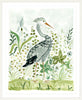 The " Heron in the Ferns" Fine Art Print - Liza Pruitt