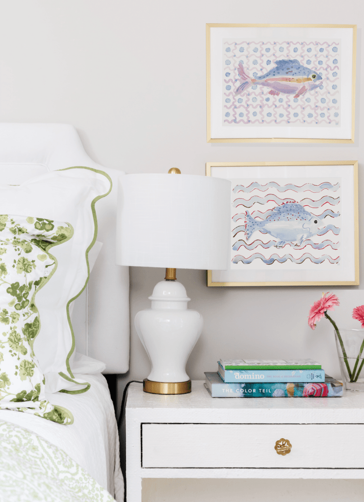 The "Just Keep Swimming" Watercolor Fish Fine Art Print - Liza Pruitt