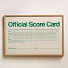 The Masters Score Card - Liza Pruitt