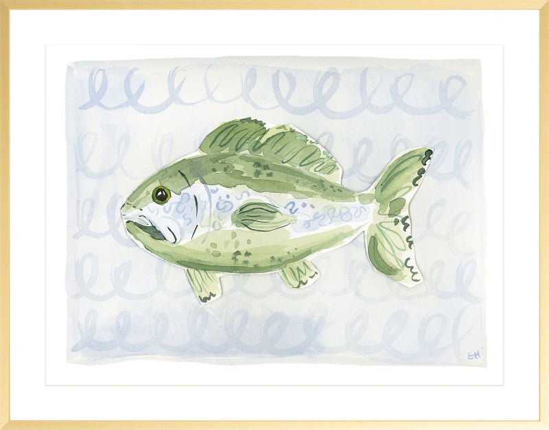 The "One Fish, Green Fish" Fine Art Print - Liza Pruitt