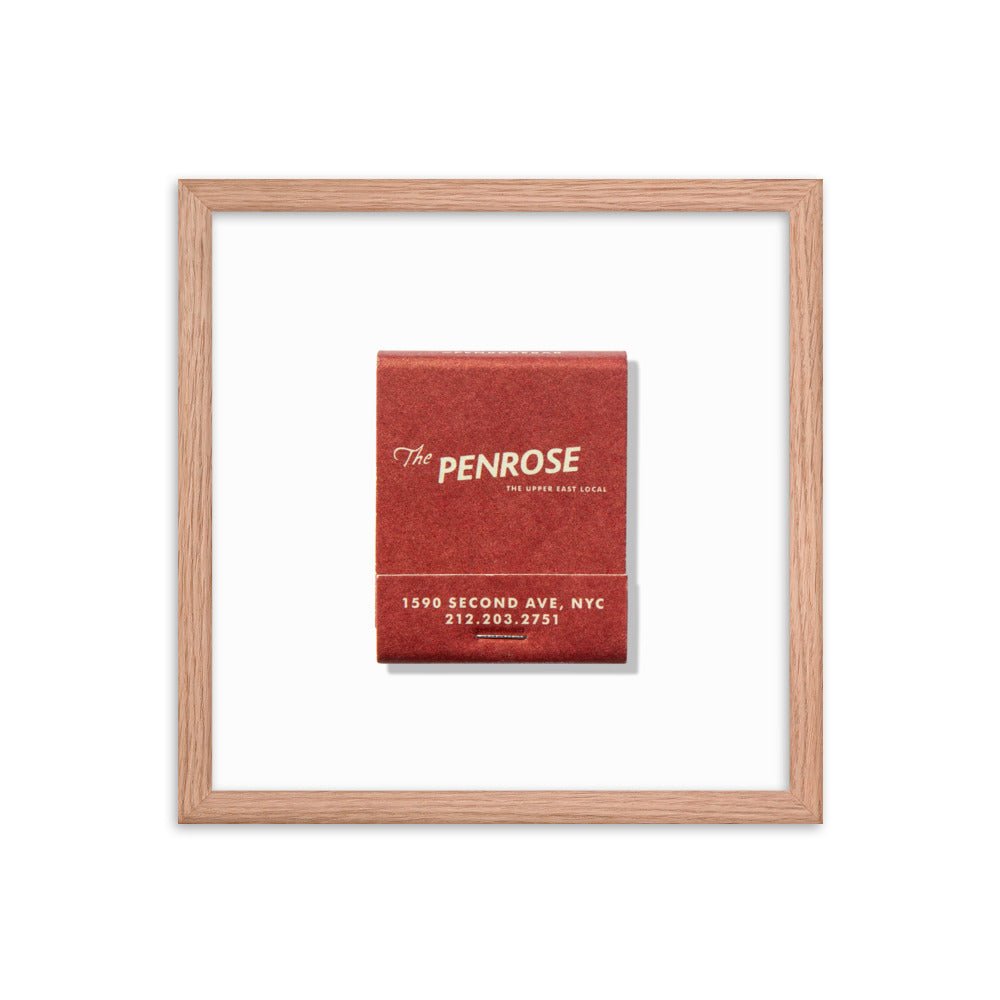 The Penrose Matchbox Framed Print - Liza Pruitt