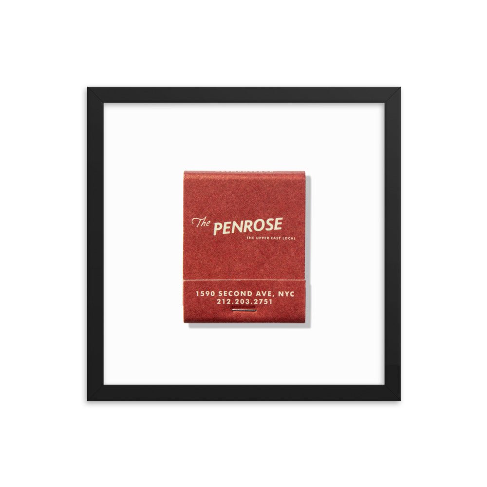 The Penrose Matchbox Framed Print - Liza Pruitt