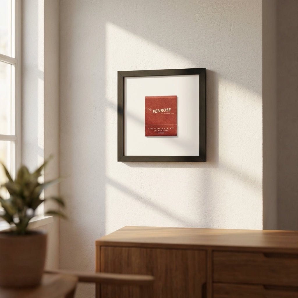 The Penrose Matchbox Framed Print - Liza Pruitt